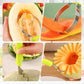 🎁 50% RABATT! 🔪🍈Kreiere essbare Kunstwerke! – Profi-Set mit Melonenausstecher & V-Messer – scharfe Edelstahlklingen für perfekte Obstplatten 🍉🔪✨