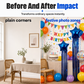 🎉JETZT 50 % RABATT! Party-Folienballon-Set mit Quaste – Sternförmiger Folienballon & Hintergrundset mit metallischem Lametta-Vorhang, einfach aufzubauender Fotohintergrund für Geburtstage, Feiern und Themenpartys