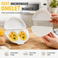 2-in-1 Omelett-Macher & Eierbecher-Kocher