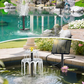 Solarbetriebene Springbrunnenpumpe für Gartenteich