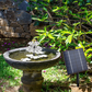 Solarbetriebene Springbrunnenpumpe für Gartenteich