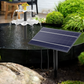 Solarbetriebene Springbrunnenpumpe für Gartenteich