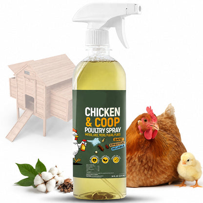❄️Sommerfrische 50 % Rabatt!🐔Geflügel- & Hühnerstall-Milben- und Läusespray – gebrauchsfertig, 120 ml