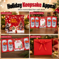 🎄 50% RABATT! ✨ Festlicher Geldgeschenk-Kartenhalter für Weihnachten – mit Fächern, Grußbereich & Schleifenumschlag 💌