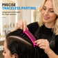 Professionelle Haar-Abteilklemmen mit Kammzähnen