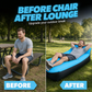 Tragbare aufblasbare Outdoor-Liege Luftsofa