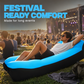 Tragbare aufblasbare Outdoor-Liege Luftsofa