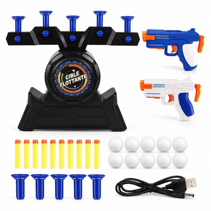 🎯✨ Elektrisches schwebendes Ball-Schießziel – Bewegtes Zielspiel mit USB-Stromversorgung