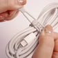 10-teiliges multifunktionales Silikon-Kabelbinder-Set