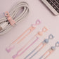 10-teiliges multifunktionales Silikon-Kabelbinder-Set