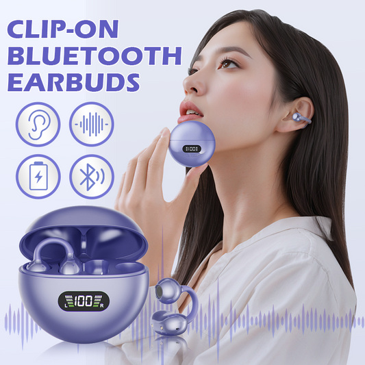 🥳2026 HOT SALE🥳 LinkedList50K+ VERKAUFT! 🎧👂 50% RABATT! Open-Ear Clip-On Bluetooth-Ohrhörer – ganztägiger Komfort, immersiver Sound, Leckagekontrolle, 8–10h Akkulaufzeit, Touch-Steuerung. Keine Ohrenschmerzen! 🔋💪