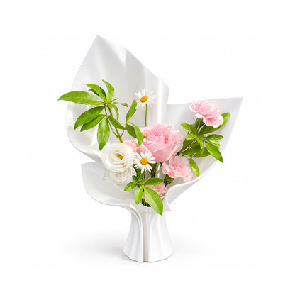3D-gedruckter skulpturaler Blumenstrauß