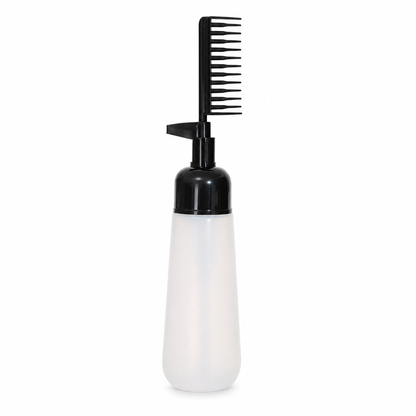 Quetschbare Haarfarbe-Applikatorflasche mit Kamm