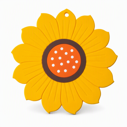 Sunflower- und Lotusform, verdickte, hitzebeständige Tischsets und Untersetzer