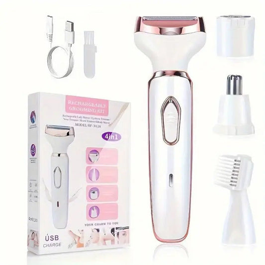 4-in-1 Elektrische kabellose Lady-Körper-Haarschneidemaschine
