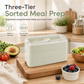 3-stöckige Bento-Lunchbox mit Besteckset