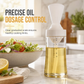 Bürstenöl präzise und sofort! Drücken, Messen, Ölflasche