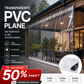 📢📢50 % Rabatt!! 🛡️🌧️Hochwertige, wetterfeste, transparente Planen (14 Mil)